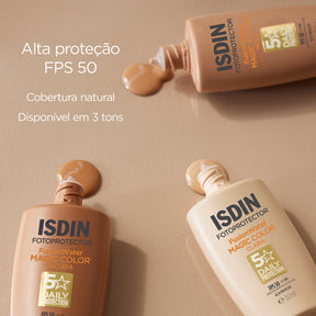 Fotoprotector ISDIN Fusion Water MAGIC Color Clara FPS 50