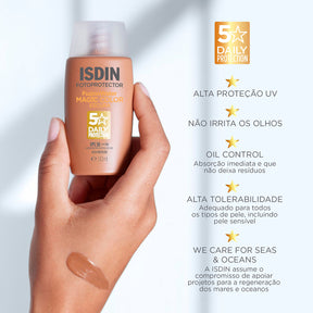 Fotoprotector ISDIN Fusion Water MAGIC Color Escura FPS 50