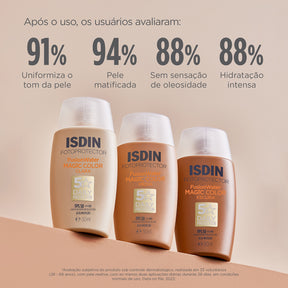 Fotoprotector ISDIN Fusion Water MAGIC Color Escura FPS 50