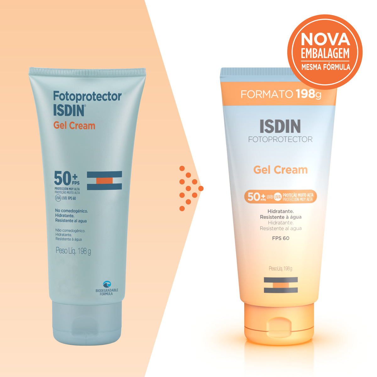 Fotoprotector ISDIN Gel Cream SPF 50+